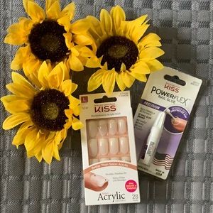 Acrylic nails and nail glue